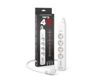 HSK DATA KERG z wyłącznikiem 4 gniazda, 3xUSB, 16A, 1,5m - 1317931 - zdjęcie 2